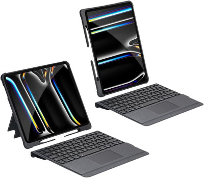 Glassology Detachable iPad Keyboard Case with Trackpad Backlit