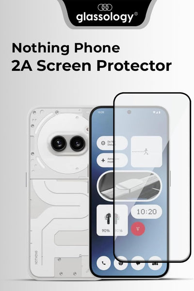 Glassology screen protector for Nothing Phone 2A on a white background