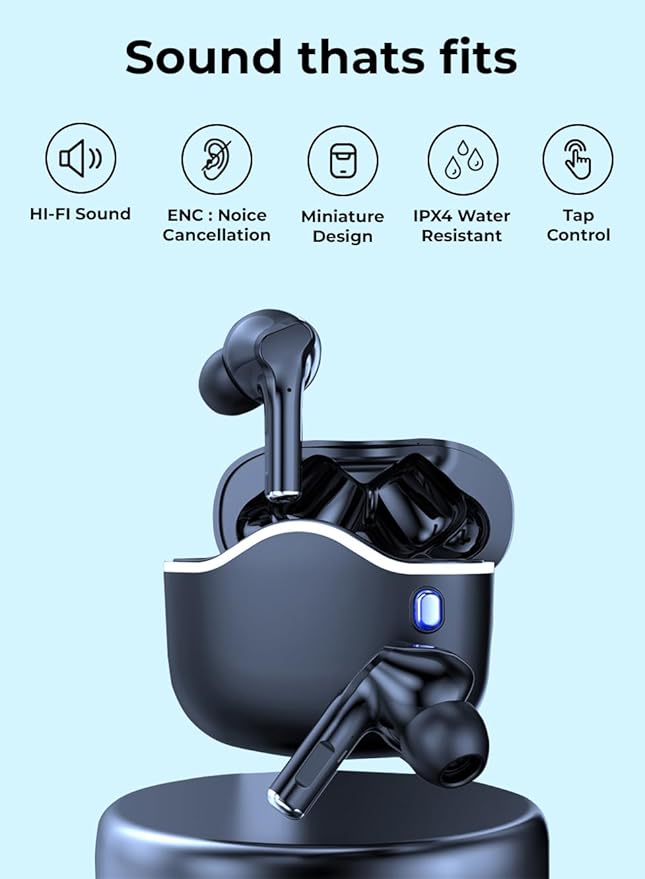 A33 Freedom Wireless Bluetooth Headset Black