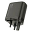 65W GaN Fast Charger | 3 - Port USB - C & USB - A Power Adapter - GLASSOLOGY