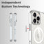 Glassology iPhone 16 Pro Magnetic Clear Case Shockproof, Anti-Yellowing, MagSafe Compatible
