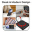 Glassology Samsung Galaxy Z Flip7 360° Rotating MagSafe Ring Stand Black Case