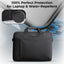 Laptop Bag 15-16" Inch Durable Polyester, Sleek Design - Black