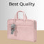 Laptop Bag 13-14" Inch Laptops Faux Leather - Pink