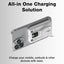 Glassology 10000mAh MagSafe Power Bank with Foldable Stand & Cable (White)