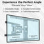 75 inch to 120 inch TV Wall Mount Bracket with 180 Rotation TV and Monitor. - GLASSOLOGY