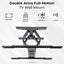 75 inch to 120 inch TV Wall Mount Bracket with 180 Rotation TV and Monitor. - GLASSOLOGY