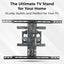 75 inch to 120 inch TV Wall Mount Bracket with 180 Rotation TV and Monitor. - GLASSOLOGY