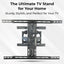 TV stand with text 'The Ultimate TV Stand for Your Home' on a white background