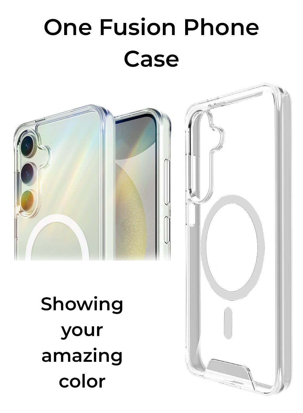 Glassology MagSafe clear case with screen protector for Galaxy S29