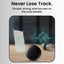 علامة Apple الذكية - متوافقة مع تطبيق Apple Find My، ومتتبع بلوتوث مع وضع الفقد، وتنبيهات الترك خلفك، وحماية الخصوصية، وعمر بطارية طويل (أسود، الإمارات العربية المتحدة)