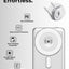 Glassology 10000mAh Magnetic Wireless Power Bank 20W PD Fast Charging, Built-in Cables, Kickstand & MagSafe Compatibility