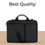 Glassology 15.4" Laptop Bag Black Sleek, Water-Repellent & Durable for Everyday Use