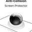 Screen protector with 'Upgraded Anti-Collision' text on a white background