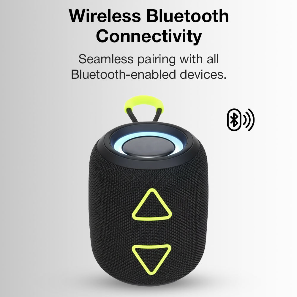 Glassology WISME Y8 – Portable Wireless Bluetooth Speaker | Deep Bass, 3H Playtime, Multi-Function Controls
