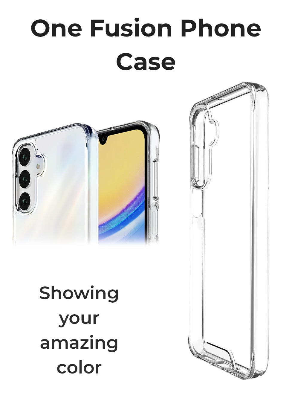 Glassology clear transparent case for Samsung Galaxy A21