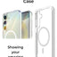 Glassology MagSafe clear case with screen protector for Samsung Galaxy S25
