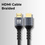 Glassology HDMI 5 Meter 8K Ultra HD High Speed Braided Cord