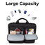 Glassology 15.4" Laptop Bag Black Sleek, Water-Repellent & Durable for Everyday Use