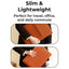 Glassology 3-in-1 Laptop Sleeve Case Brown Waterproof PU Leather with Foldable Stand & Wrist Rest