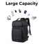 Glassology Faux Leather Laptop Backpack Stylish, Durable & Water-Repellent, Fits 15.6" Laptop.