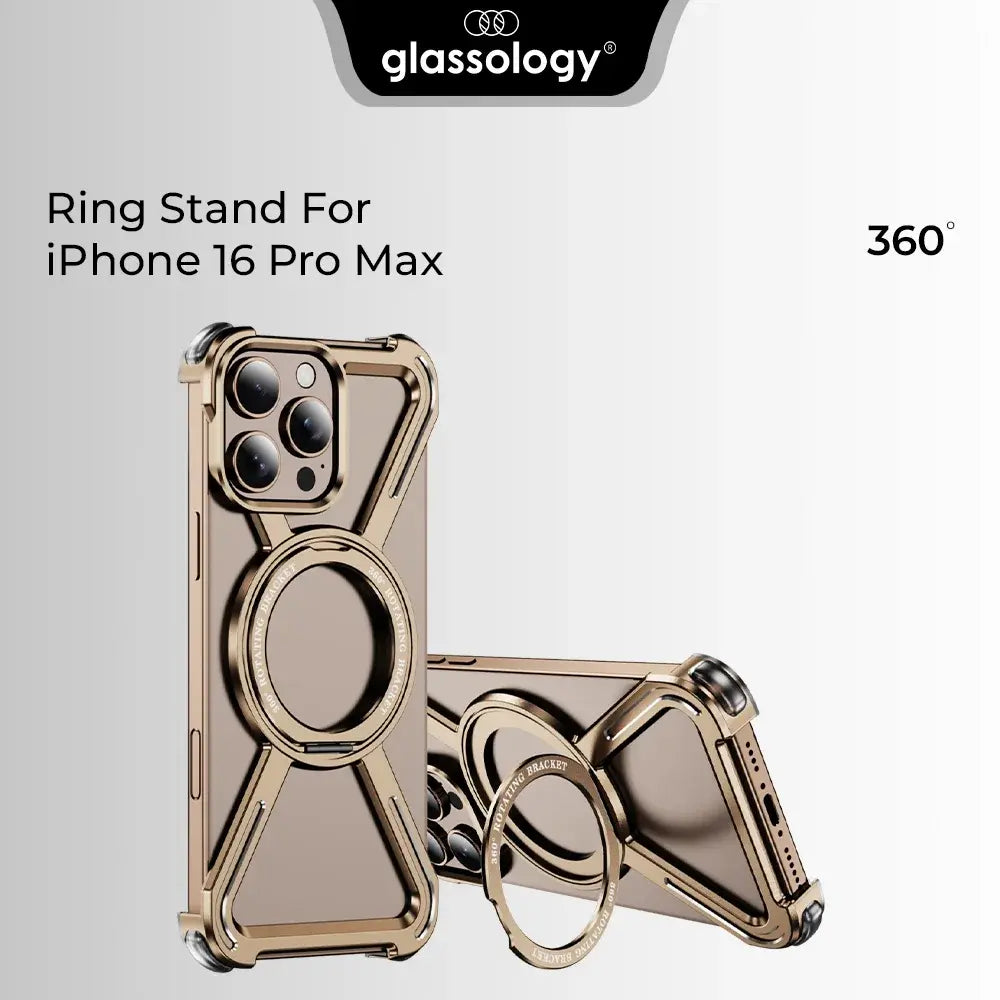 Glassology Apple iPhone 16 Pro Max Borderless Case (Desert Titanium)