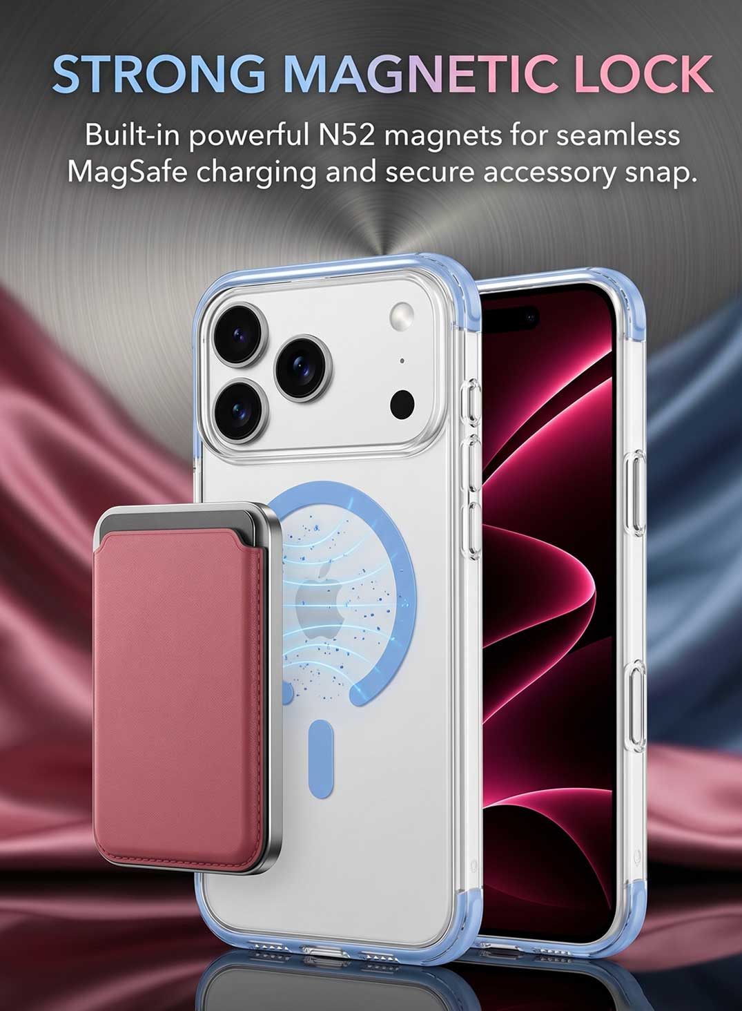 Glassology MagSafe Prism Series Case for iPhone 18 Pro Max Glacier