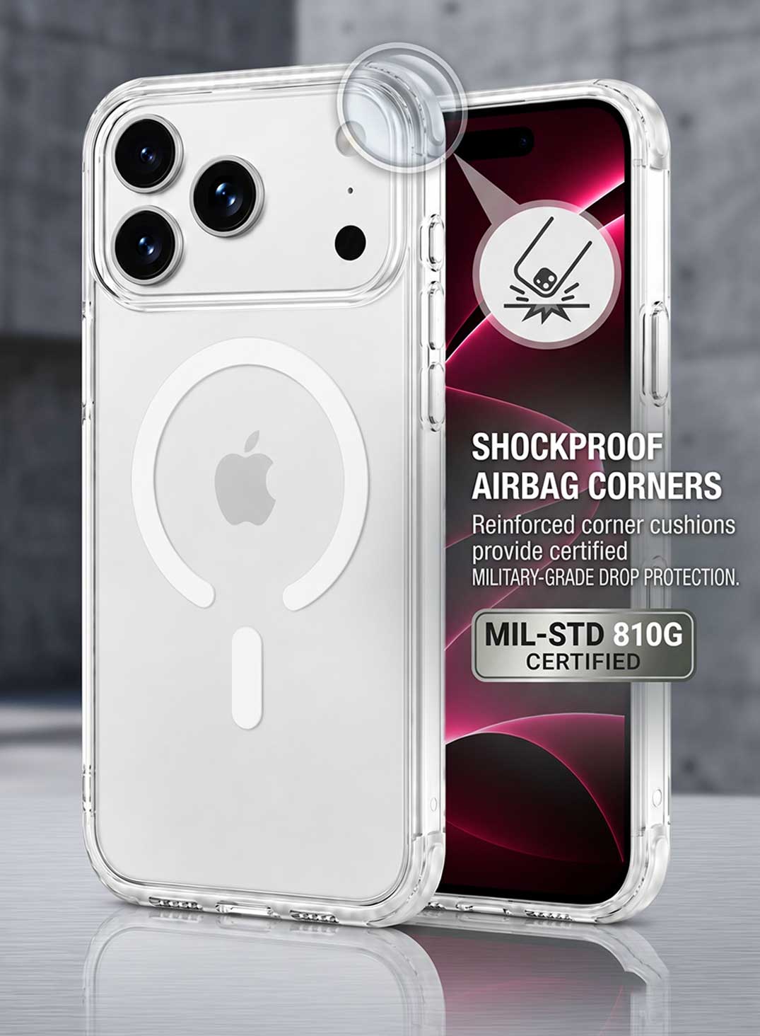Glassology MagSafe Prism Series Case for iPhone 18 Pro Max White
