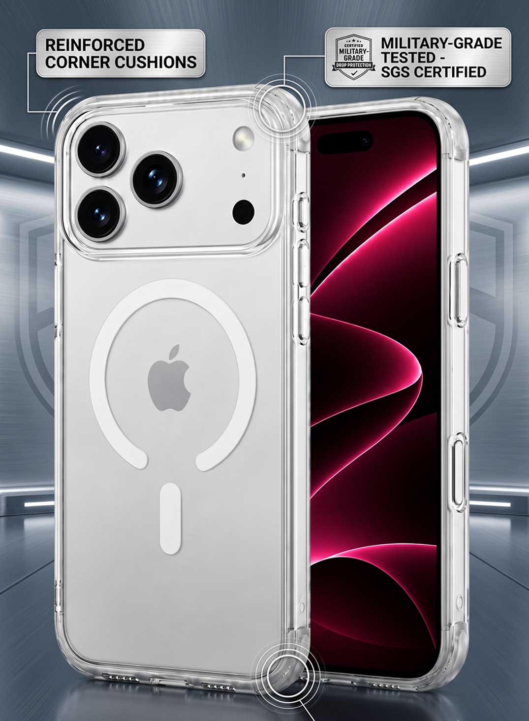 Glassology MagSafe Prism Series Case for iPhone 18 Pro Max White