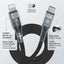 Glassology USB C to Lightning Cable 2M, 35W Fast Charging Cable, Durable Braided Nylon Charging Cord