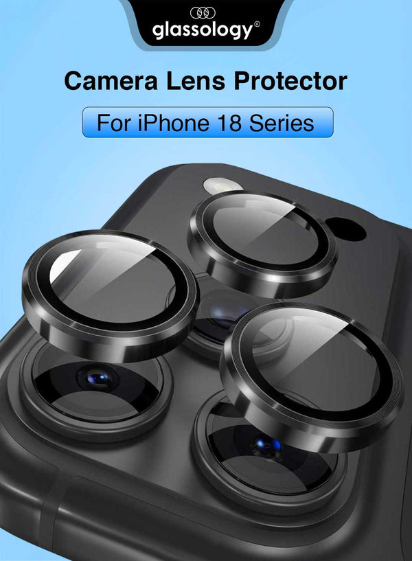 iPhone 18 Pro / Pro Max, Black Camera Lens Cover, Anti-Scratch Protective Guard for Rear Camera