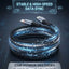 Glassology USB C to Lightning Cable 1M, 35W Fast Charging Cable, Durable Braided Nylon Charging Cord with Reinforced Metal Connectors