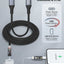 Glassology USB C to Lightning Cable 1M, 35W Fast Charging Cable, Durable Braided Nylon Charging Cord with Reinforced Metal Connectors