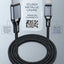 Glassology USB C to Lightning Cable 1M, 35W Fast Charging Cable, Durable Braided Nylon Charging Cord with Reinforced Metal Connectors