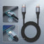 Glassology USB C to Lightning Cable 1M, 35W Fast Charging Cable, Durable Braided Nylon Charging Cord with Reinforced Metal Connectors
