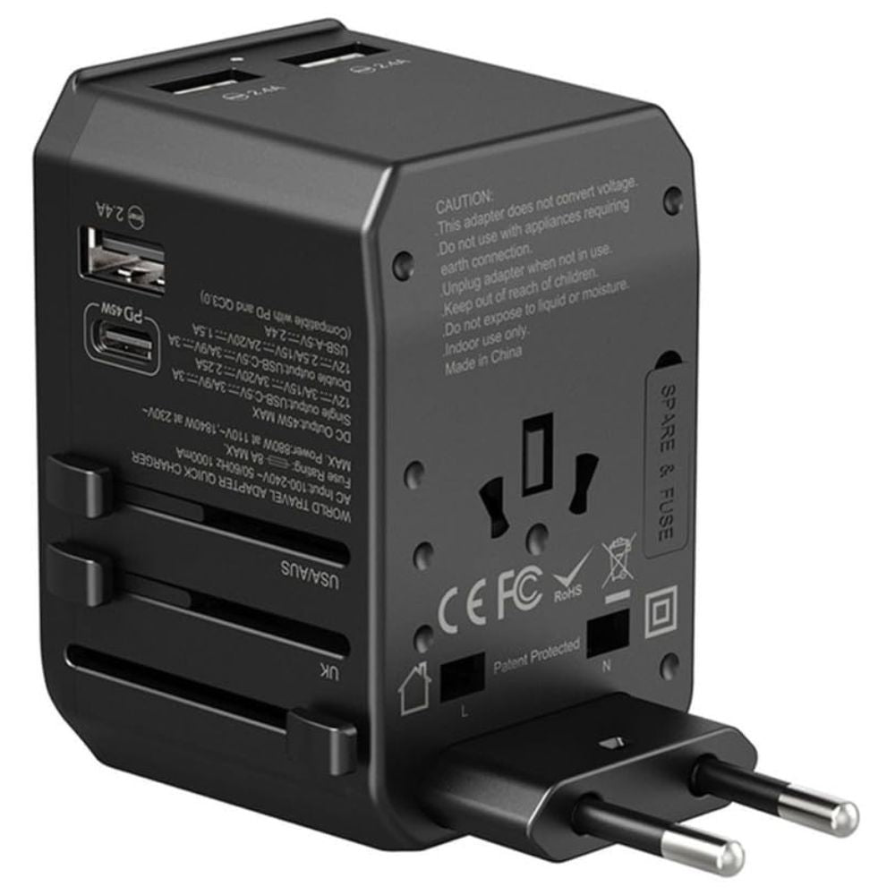 Glassology 3 Port Multi Socket 20W Universal Fast Charging Adapter
