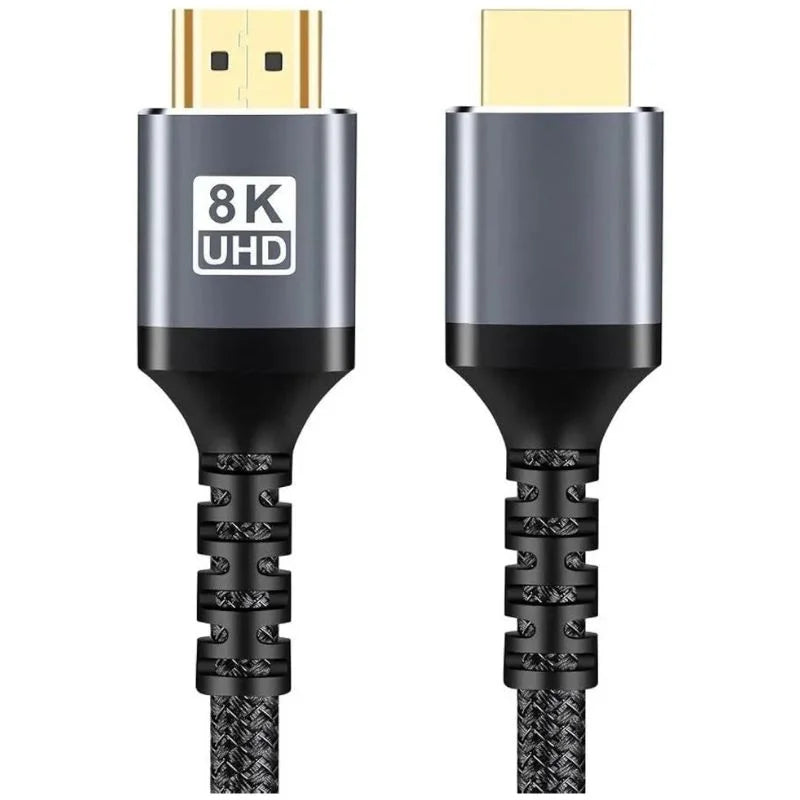 Glassology 5 Meter 8K Ultra HD High Speed Braided Cord HDMI Cable