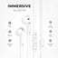 Glassology In Ear Wired Earphones with 3.5mm Jack and Mic