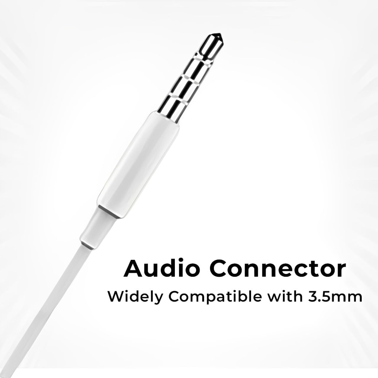 Glassology In Ear Wired Earphones with 3.5mm Jack and Mic