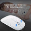 Glassology Key Scroll Bluetooth 5 & USB 2.4G Wireless Mouse(White)