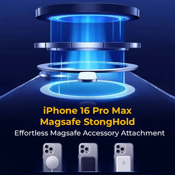 Glassology MagSafe Case with Screen Protector for iPhone 16 Pro Max