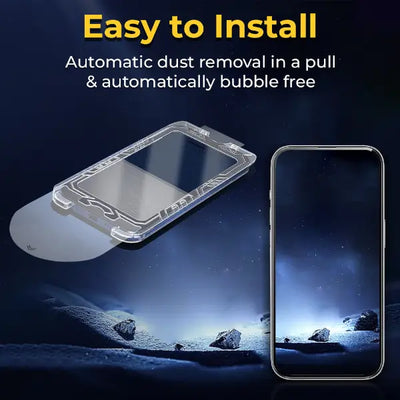 Easy to install iPhone 16 pro screen protector