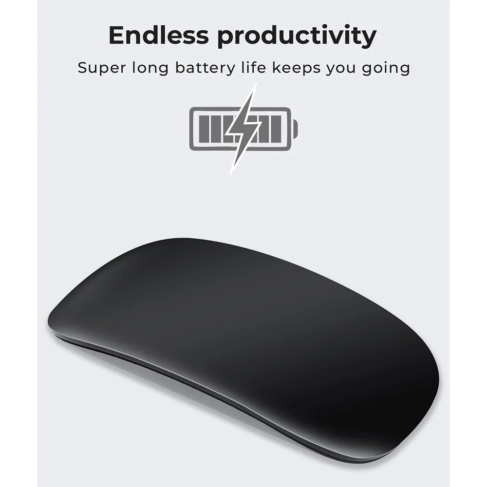Glassology Magic Touch Scroll Rechargeable Wireless Bluetooth Mouse