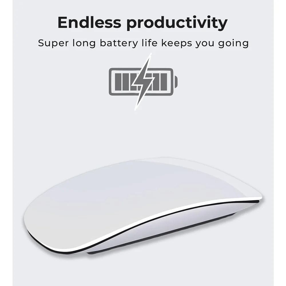 Glassology Magic Touch Scroll Rechargeable Wireless Bluetooth Mouse