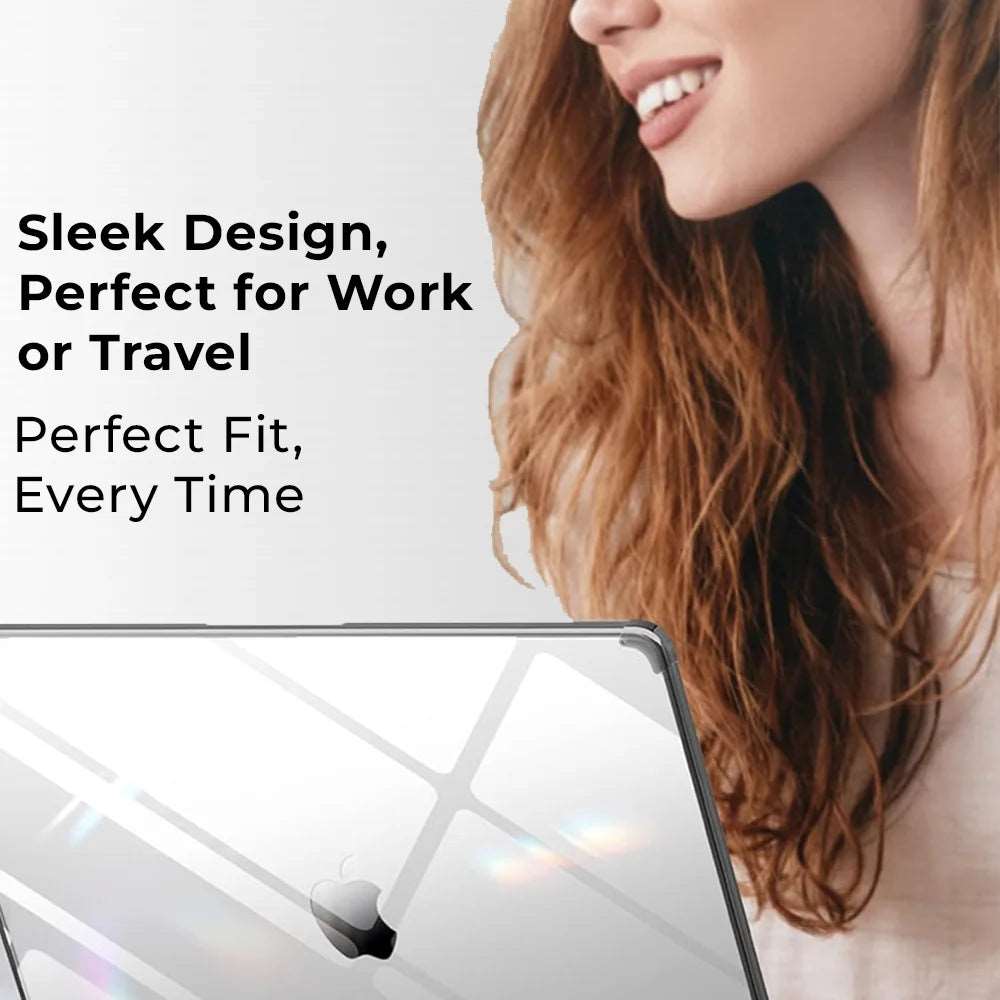Glassology Transparent Protector Case and Cover for MacBook Air and Pro