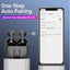 Glassology Vibez X70 4 Mics ENC TWS Bluetooth Earbuds with Display