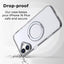 Glassology 360° Ring Stand MagSafe Case for iPhone 16 Plus (Clear)