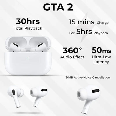 GTA 2 ANC TWS Wireless Earbuds