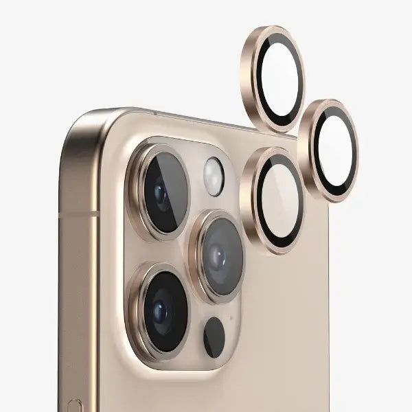 Glassology iPhone 16 pro max Lens Guard (Rose Gold)