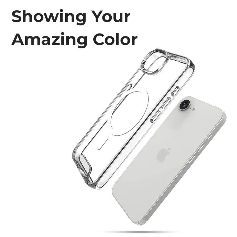 Glassology iPhone 16e Crystal Clear Magnetic Case _1